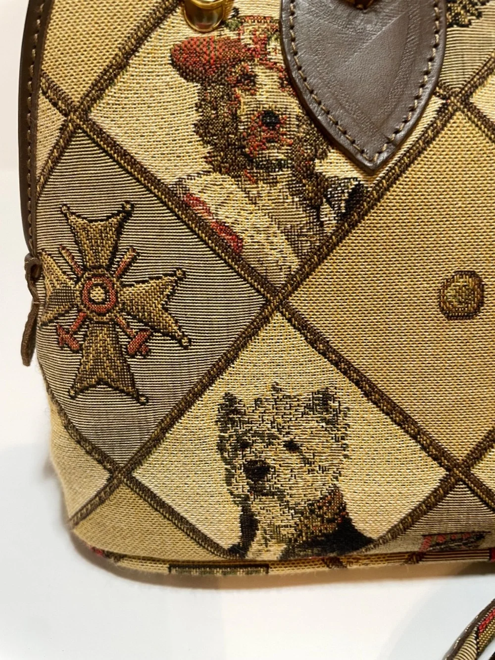 Vintage Dog Tapestry Crossbody Purse by Gobelins Art - Picture 9 of 11